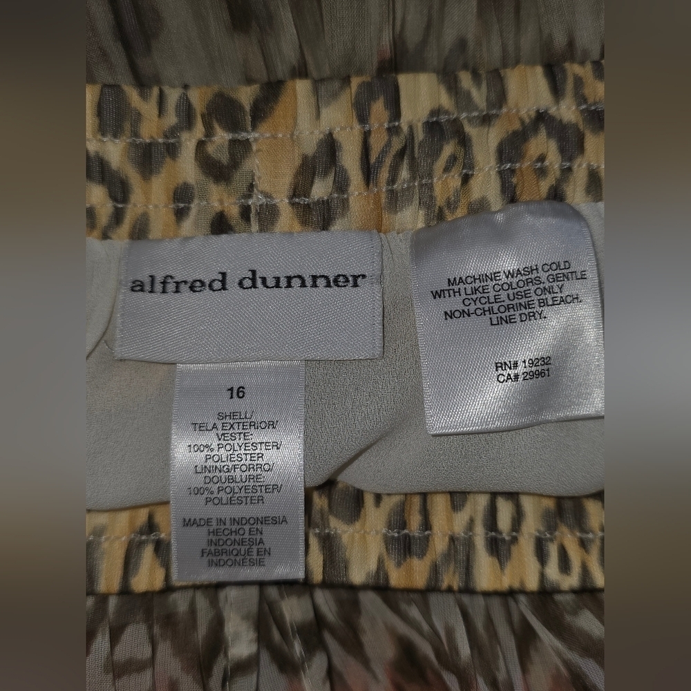 Alfred Dunner Women's Maxi Skirt With Elastic Waist & Drawstring Size 16 - Picture 3 of 4